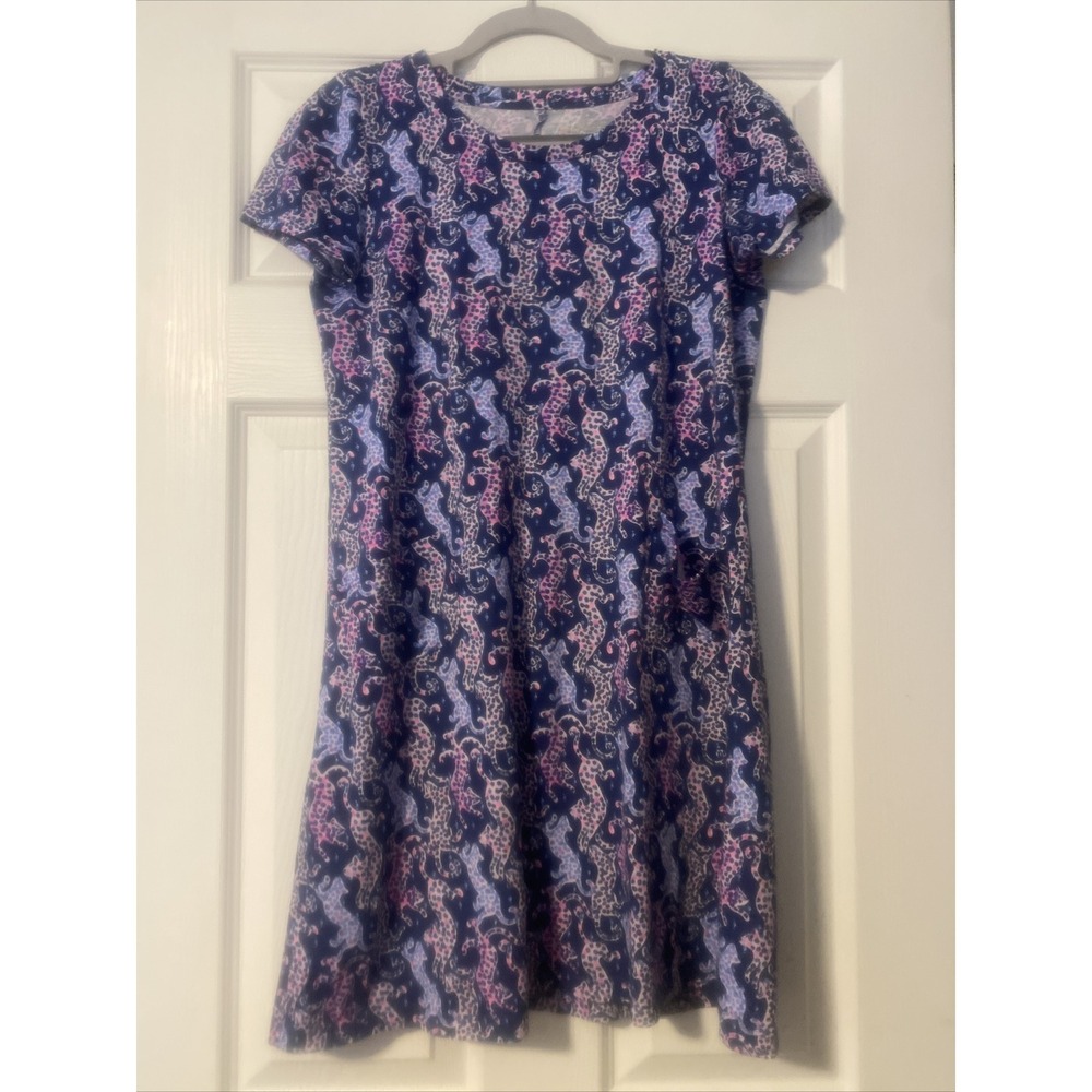 Lilly Pulitzer Cody Swing Dress - Oyster Bay Navy on the Catwalk‎ Size XXS